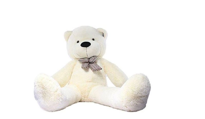 JP white Stuffed Giant Teddy Bear Big Embrace Kids Doll Lovers