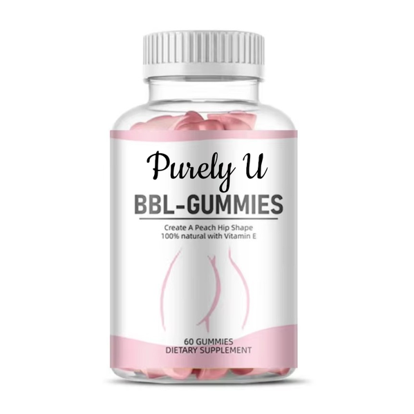 Purely U BBL Gummies Butt &amp; Hip Enlargement with Apple Cider Vinegar