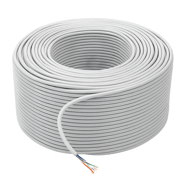 CAT6 - 90M Ethernet Cable - High-Performance 1Gbps LAN Network Cable - Grey