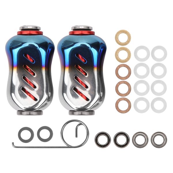Blue Red Stainless Steel Fishing Rocker Arm