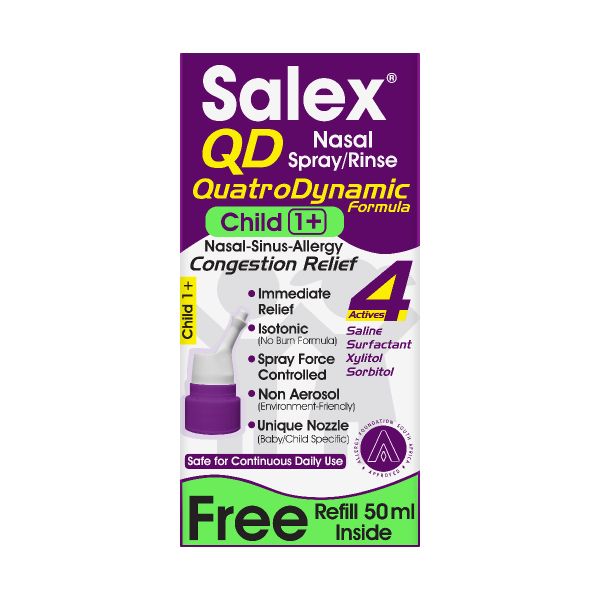 Salex Qd Child Nasal Spray/Rinse