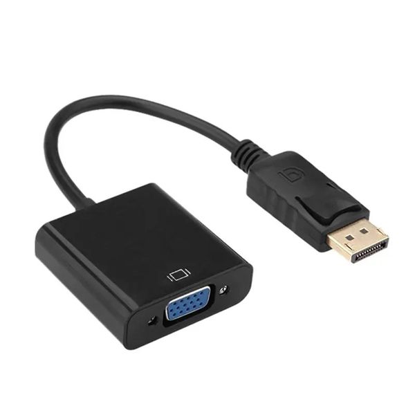 DisplayPort to VGA Adapter 1080P Compatible with Projector TV Laptop PC