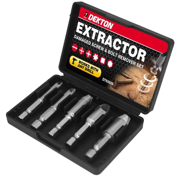 Dekton Damaged Screw and Bolt Remover Kit