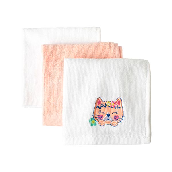 Baby 3PK Rainow Jungle Face Cloth