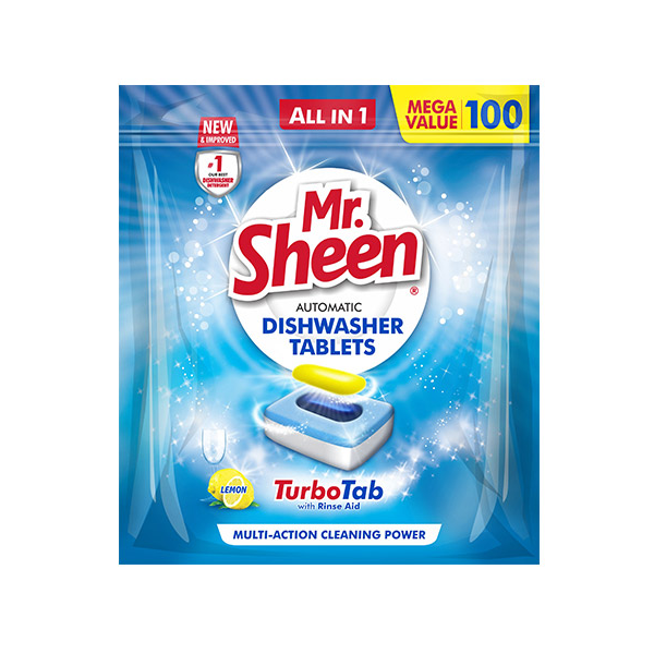 Mr Sheen Dishwashing Tablets Automatic All in 1 - 100 tablets