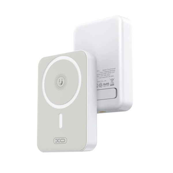 XO PR231 10,000mAh Wireless Power Bank White Fast Charging Portable Charger