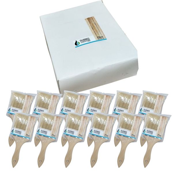 RCM Paint Brush 75mm ( 12 Pack )
