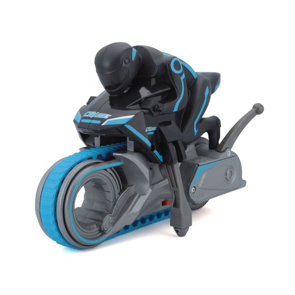 Maisto R/C Cyklone Motobike - 2.4GHz - Black/Blue - 18cm Long