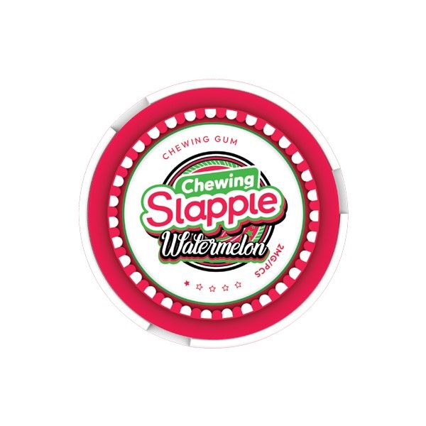 Slapple Nicotine Gum 2mg - 40 Pieces - Watermelon