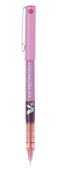 Pilot Hi-Tecpoint V5 Extra Fine Pen - Box of 12 - Pink