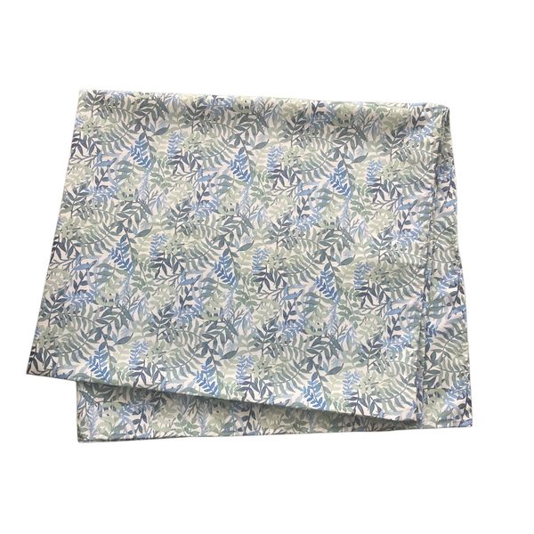 Table Cloth - Blue and Green Leaf