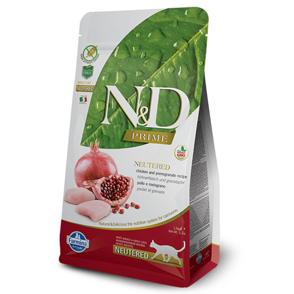 Farmina N&amp;D Prime - Neutered - Chicken &amp; Pomegranate - 5kg