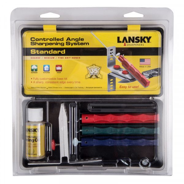 Lansky Knife Sharpener Kit Std 3 Stone System Shop Today. Get it