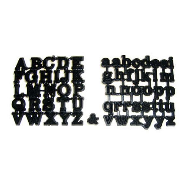 Patchwork Cutters CLASSIC ALPHABET Letters Sugarcraft Icing Cake Decorating
