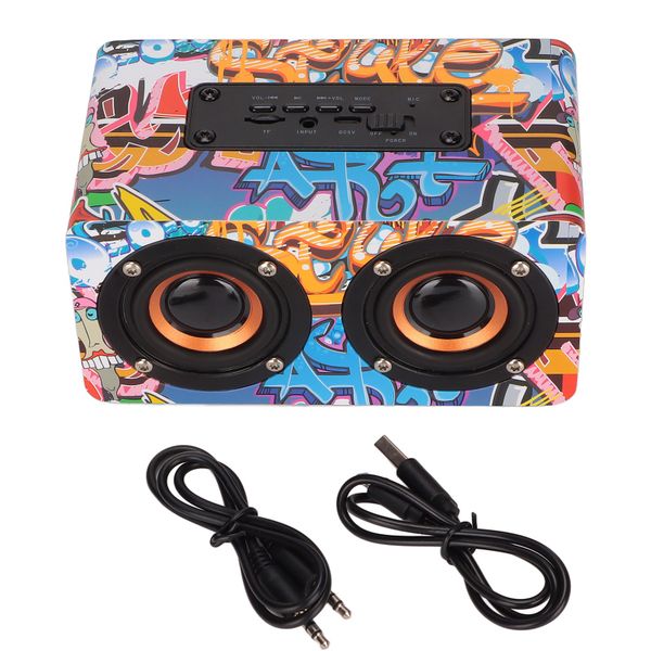 Bluetooth Speaker Heavy Bass USB Rechargeable Wireless Speaker Colorful