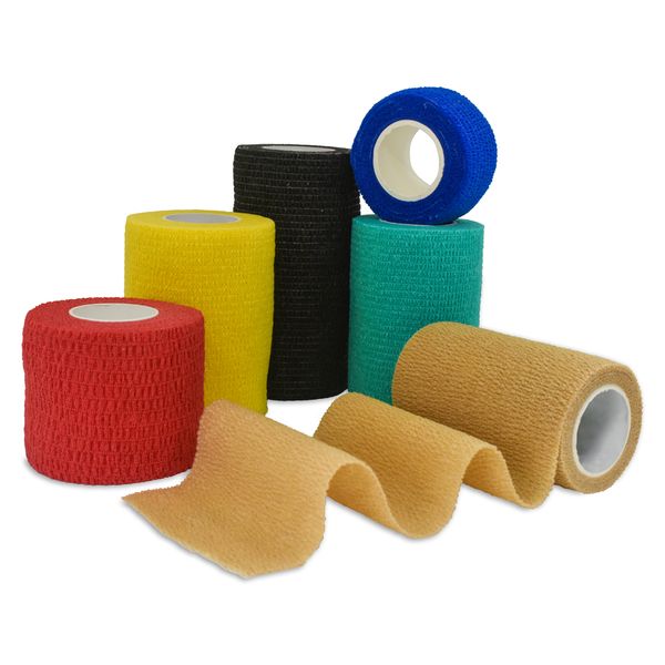 Cohesives Bandages 50mm 4's (Multiple colours)