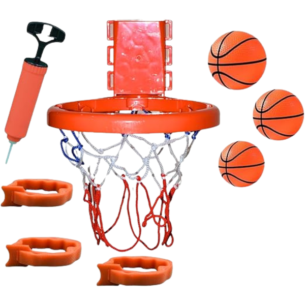 Mu Bear &amp; Co - Basketball Set Bath &amp; Sports Toys - Indoor &amp; Outdoor Sports