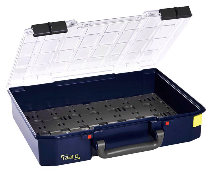 Raaco (144643) Storage Box, Transparent, Blue, PC, PP, General Purpose
