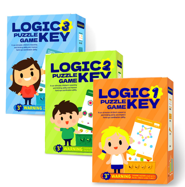 3-Pack Brain-Training Game Set Educational Toys for Kids