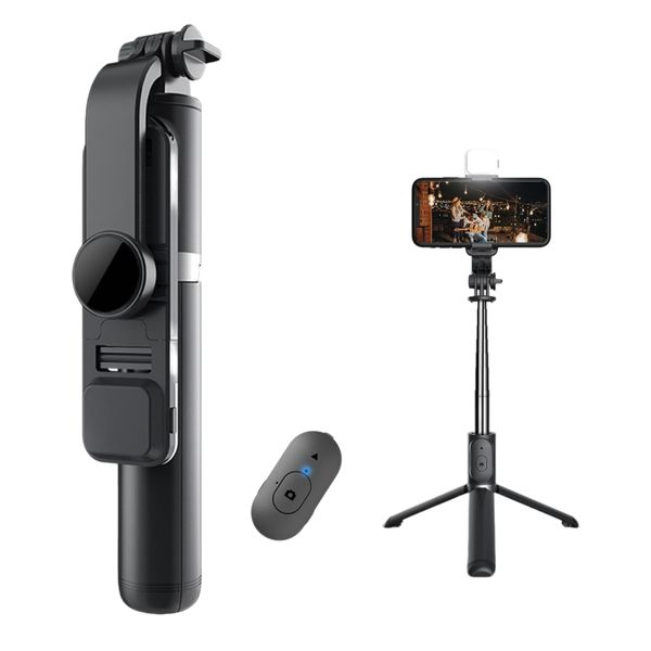 Extendable Selfie Stick Tripod with Bluetooth Remote, Fill Light
