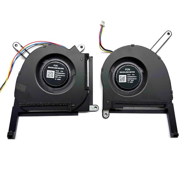 CPU + GPU Fan Compatible with Asus TUF FX507 FA507 RTX 3060 + RTX 3070- 12V