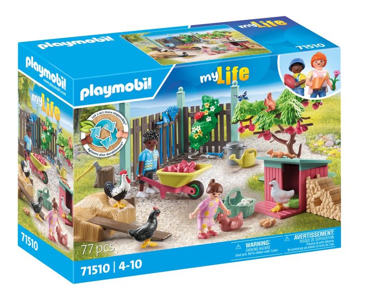 Playmobil My Life - Small Chicken Farm Set - 77 Pieces