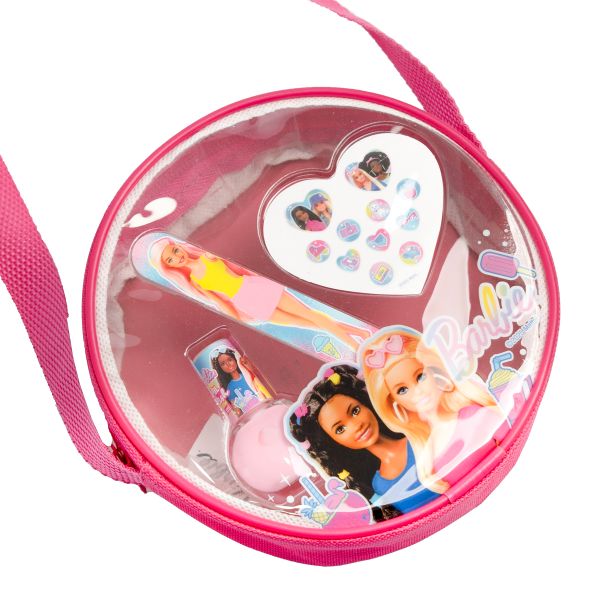 BARBIE by MATTEL Official Licensed Glam Purse Nail Set-Fun Nail Accessories