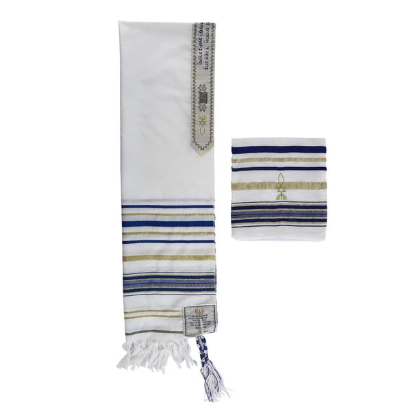 Prayer Scarf, Morning Prayer Headscarf, Ethnic Striped Shawl