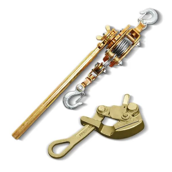 Hand Ratchet Tool for Tightening Wire Ropes and Pulling Cables - 3 Ton