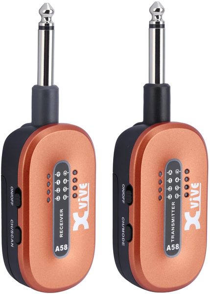 Xvive A58 Guitar Wireless System Orange