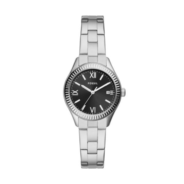 Fossil Women's Rye Silver Stainless Steel - BQ3637
