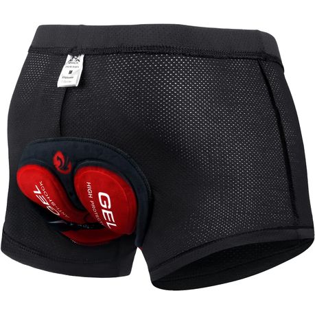 Men's Bike Underwear Shorts Gel Padded Widen Waistband U05