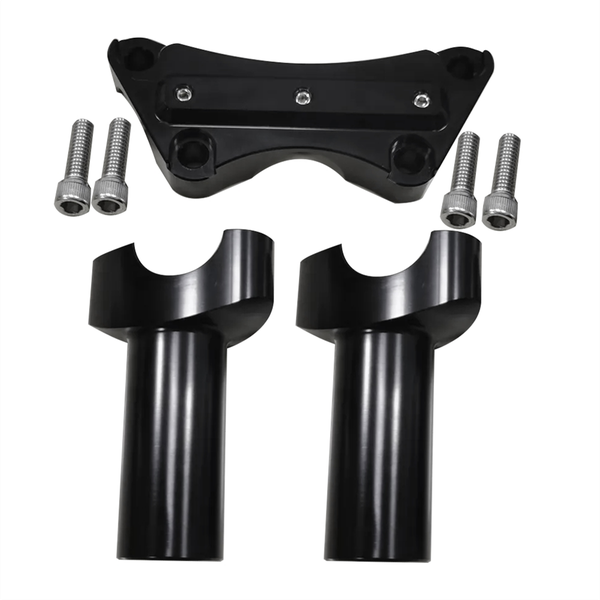 4Inch Tall Handlebar Risers Top Clamp for Harley Compatible with Universal