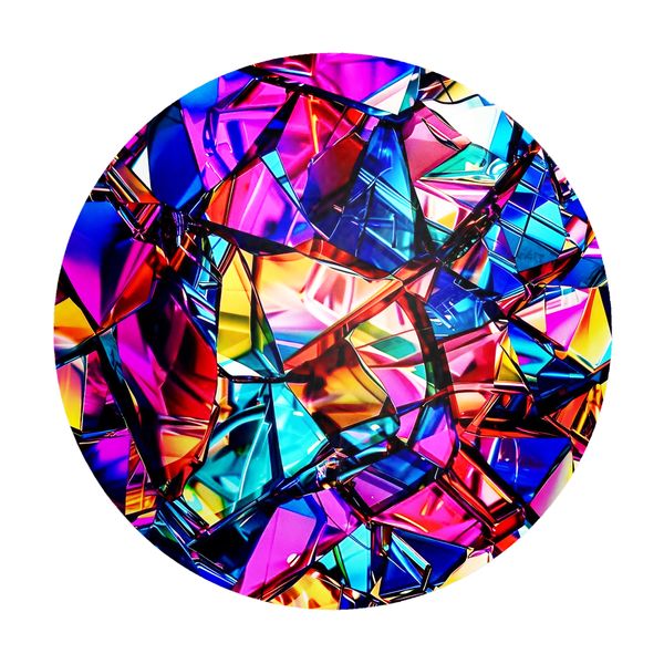 Glass Mosaic Round Tablecloth
