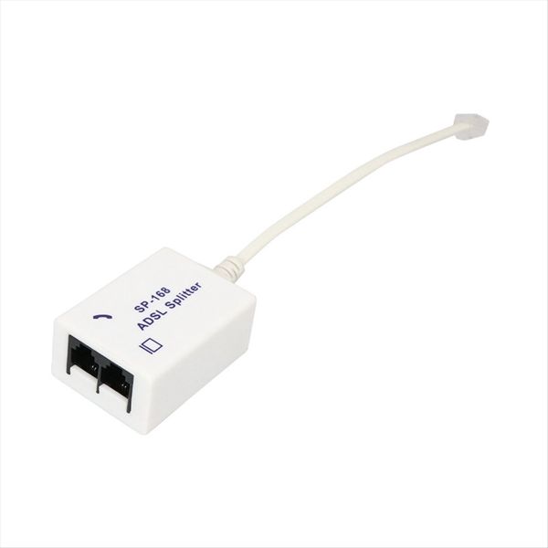 Dsl Filter Splitter Adsl Splitter For Phone Line Male To 2 Female
