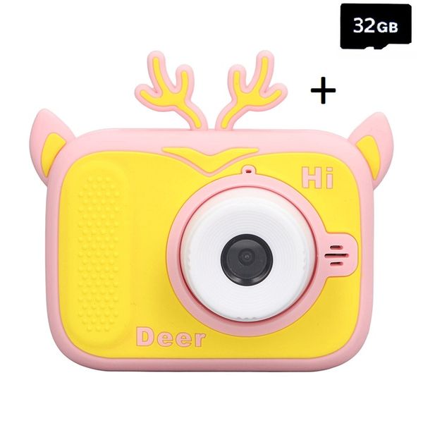 Aerbes 40MP 2.0 Inch Screen 1080P Deer Design Kid's Digital Camera