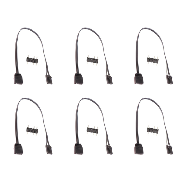 For Corsair 4Pin Rgb To Standard Argb 3-Pin 5V Adapter
