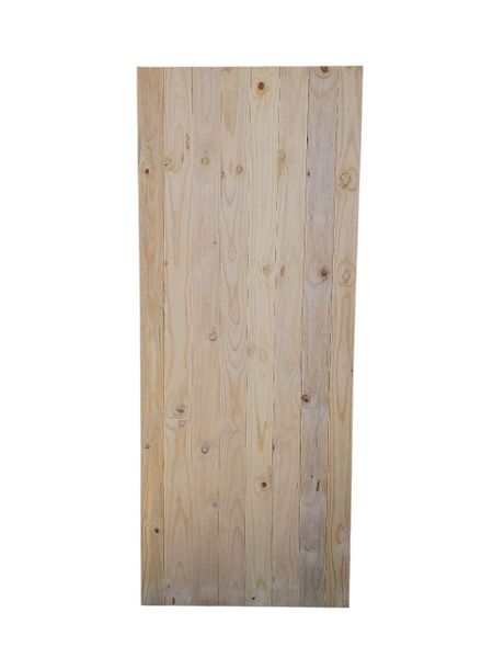 Solid Pine Wooden Door - 203cm (H) x 82cm (L) x 4cm (W)