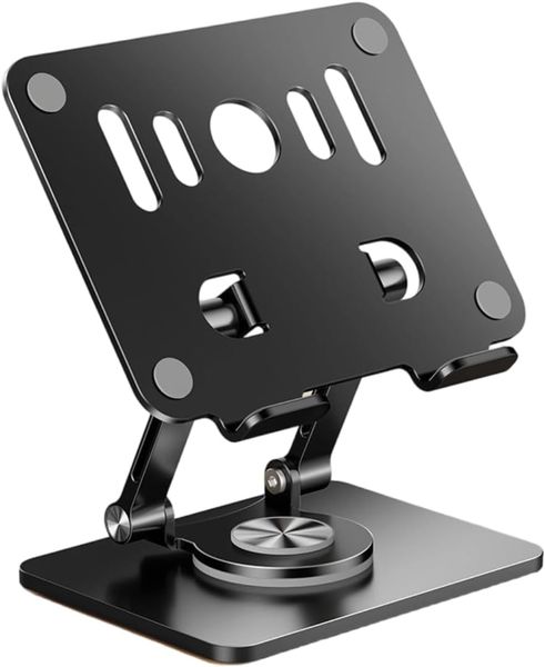 Swivel Tablet Notebook Stand Holder with 360 Rotating Base Adjustable