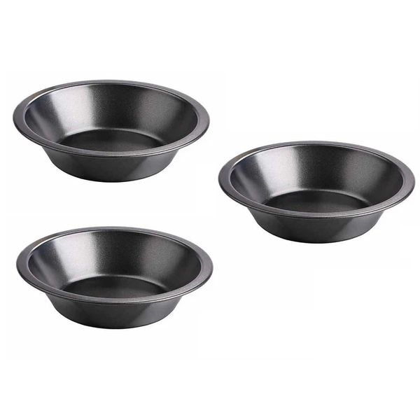 3Z Mini Round Pie Pans 10cm - 3-Piece