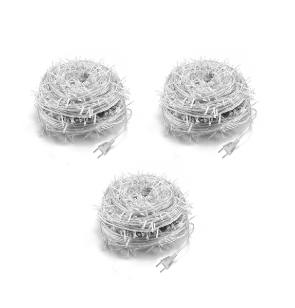 20m 300 LED Fairy Lights - 3 Pack