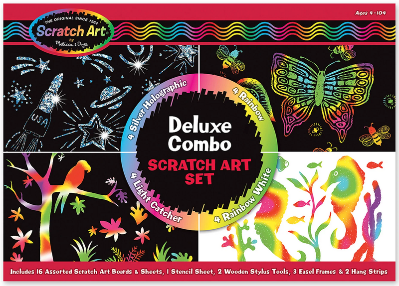 Melissa &amp; Doug Deluxe Scratch Art Set