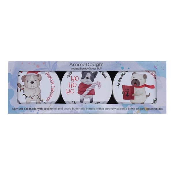Darling Christmas Doggy Aromadough 3 Pack