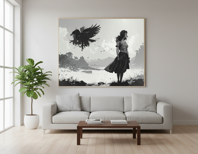 Modern Canvas Art Ready to Hang Contemporary Art Soul