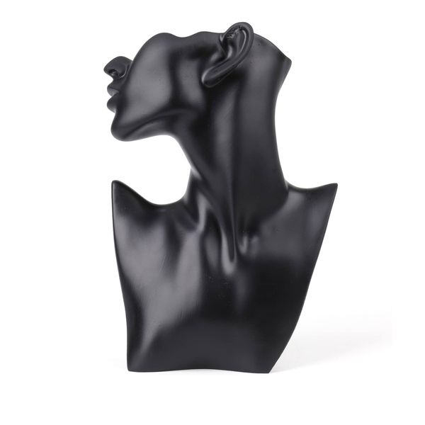 Elegant Resin Jewelry Bust - Necklace &amp; Earring Display Stand