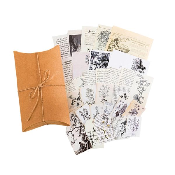 Scrapbooking Paper Supplies Set Journaling Flower Letters - 30 Pieces