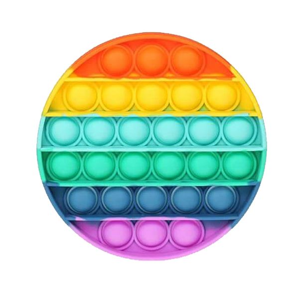 Fidget Toys - It Washable Reusable Fidget Toy - Rainbow Circle
