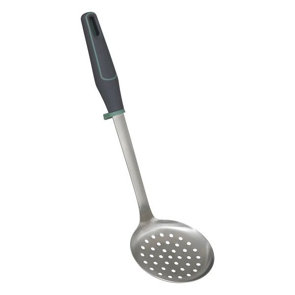 5five Stainless Steel Skimmer with Grey Thermoplastic Handle 41.5cm