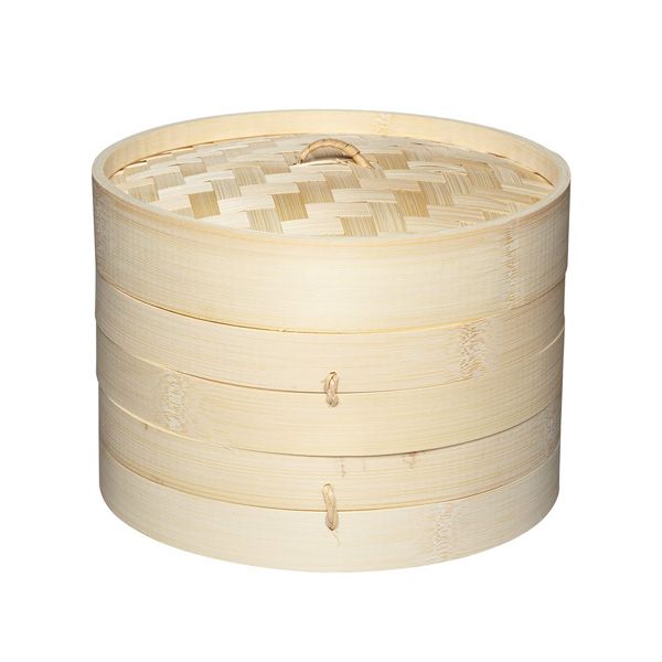 World of Flavours Bamboo Steamer 20cm