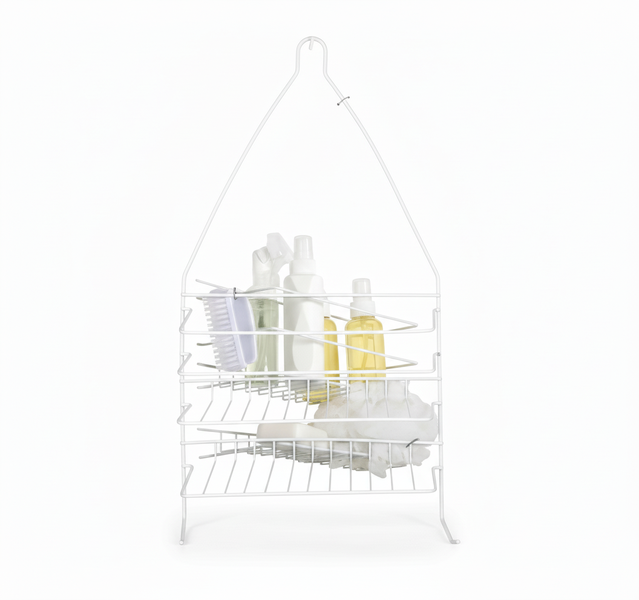 Healthglow Metal Shower Caddy 48cm - Rust-Resistant Bathroom Organizer